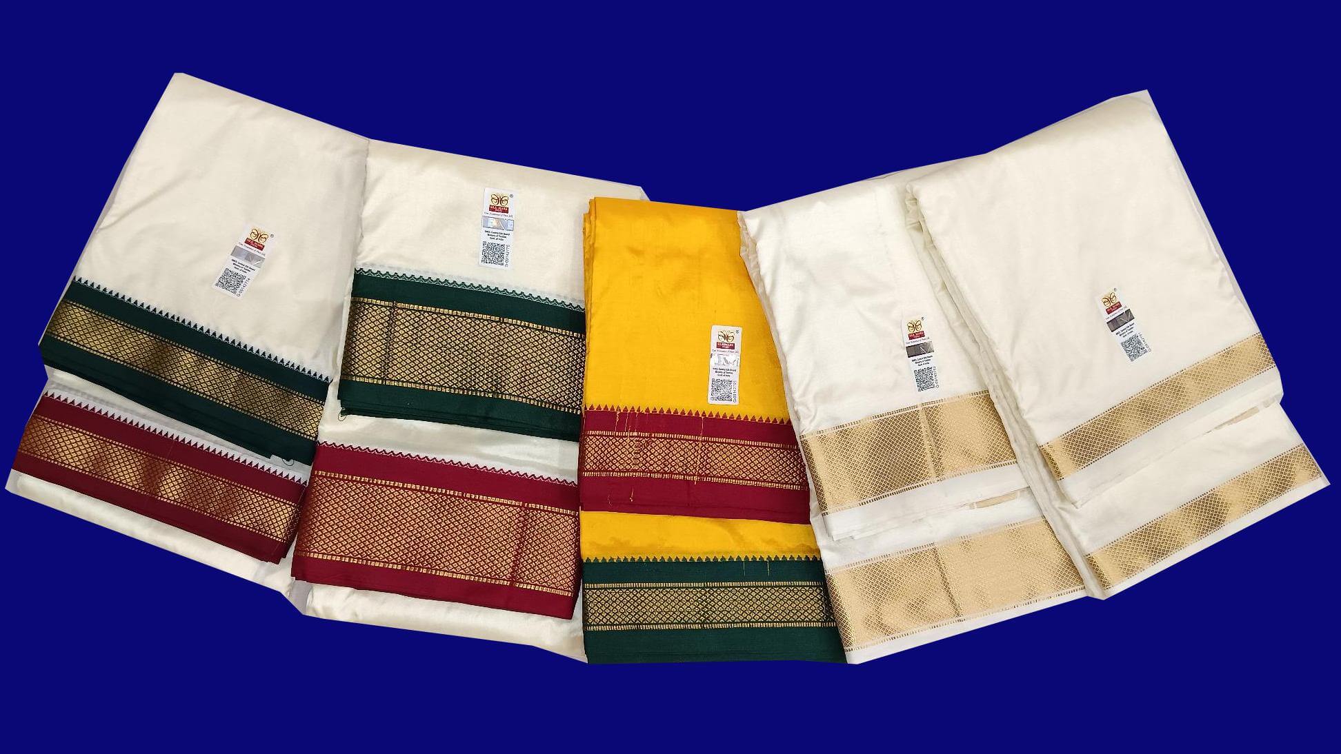 Pure Silk Dhoti Panche