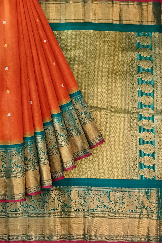 Pure Gadwal Silk Sarees – Prashanti Sarees