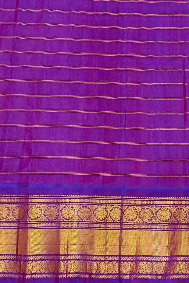 Handloom Gadwal SICO ( silk cotton) saree in pink