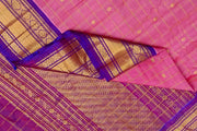 Handloom Gadwal SICO ( silk cotton) saree in pink