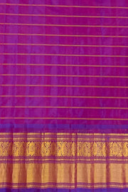 Handloom Gadwal SICO ( silk cotton) saree in red