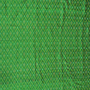 Handwoven Ikkat pure silk  fabric in green