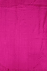 A handwoven twill weave ikat pure silk saree in pink with floral pattern  in circle