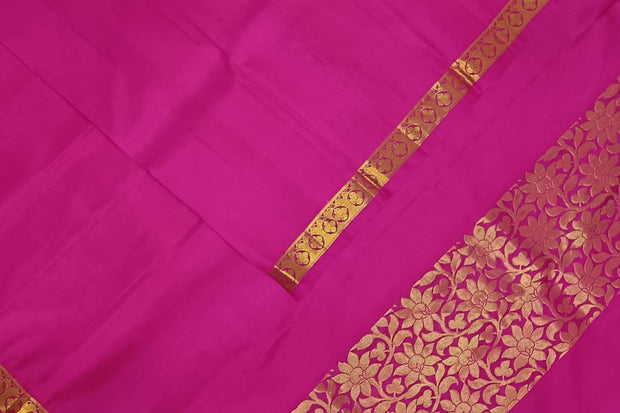 Kanchi pure silk dhavani / voni / chunni in pink