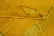 Kanchi pure silk dhavani / voni / chunni in yellow