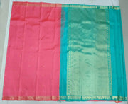 Kanchi pure silk saree in pink with small buttis