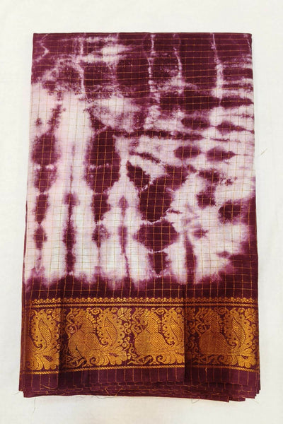 Sungadi cotton saree in batik print