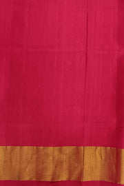 Handwoven Patola pure silk saree  in red in pan bhat pattern.