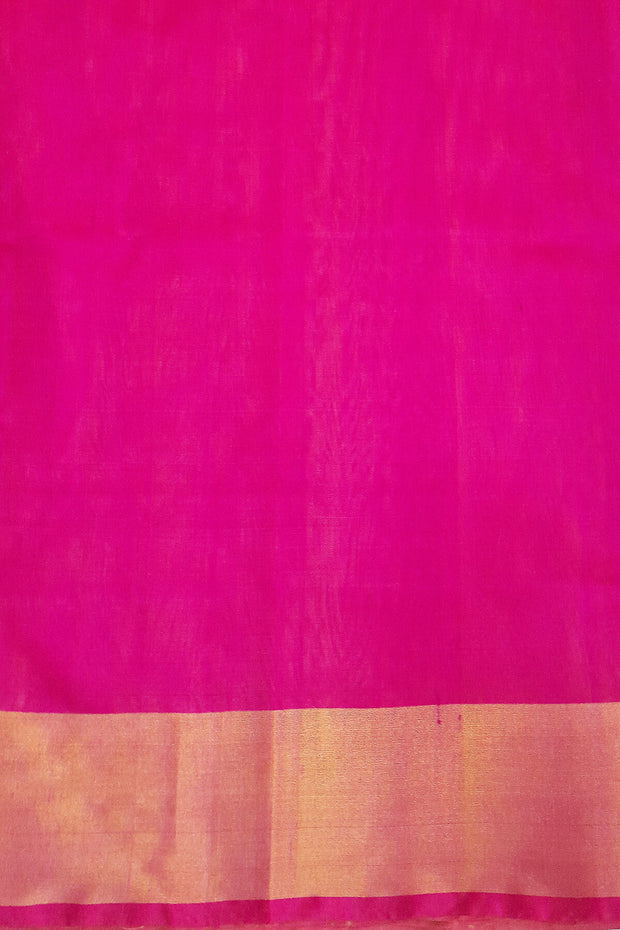 Handloom Uppada pure silk saree in mustard with small  buttas